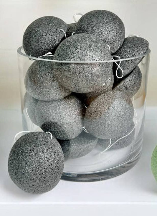 Natural Vegetable Root Face Sponge - set of 2