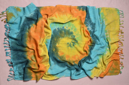 Tie Dye Turkish Cotton Towel